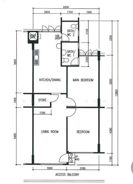 242 Yishun Ring Road, 242 Yishun Ring Road, 2 Bedrooms, 728 sqft, HDB Flat For Sale, by Beverly How, 500167526 - PropertyGuru.com.sg