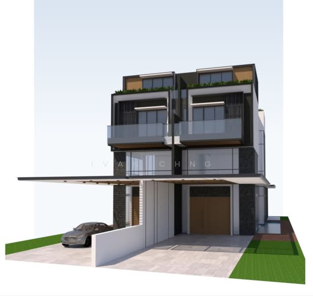LANDED7772@ Kovan Semi D Brand New on Big Land, Kovan Upper Serangoon, 6 Bedrooms, 6,700 sqft, Semi-Detached House For Sale, by Ivan Chng, 500167592 - Exterior - PropertyGuru.com.sg