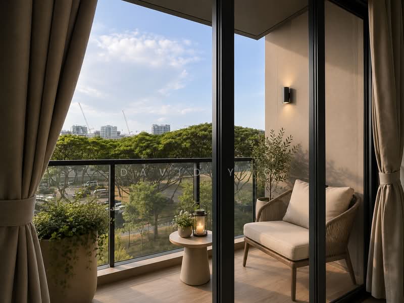 Tembusu Grand, 94 Jalan Tembusu, 2 Bedrooms, 667 sqft, Condominium For Rent, by David Yeo, 500167700 - Balcony - PropertyGuru.com.sg