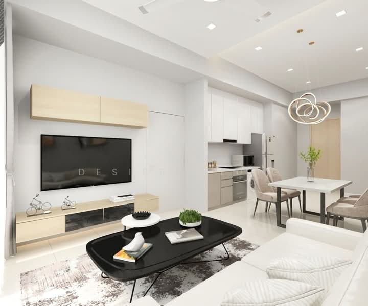 Boathouse Residences, 23 Upper Serangoon View, 1 Bedroom, 624 sqft, Condominium For Sale, by Desiree Leung, 500167705 - Living Room - PropertyGuru.com.sg