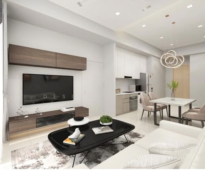 Boathouse Residences, 23 Upper Serangoon View, 1 Bedroom, 624 sqft, Condominium For Sale, by Desiree Leung, 500167705 - Living Room - PropertyGuru.com.sg