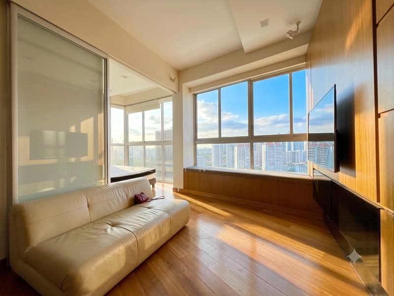 Tribeca by the Waterfront, 60 Kim Seng Road, 1 Bedroom, 570 sqft, Condominium For Rent, by Kevin Li, 500167730 - Living Room - PropertyGuru.com.sg