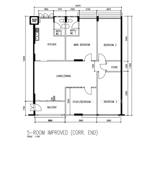 136 Petir Road, 136 Petir Road, 3 Bedrooms, 1,313 sqft, HDB Flat For Sale, by Lydia Hanim, 500167756 - PropertyGuru.com.sg