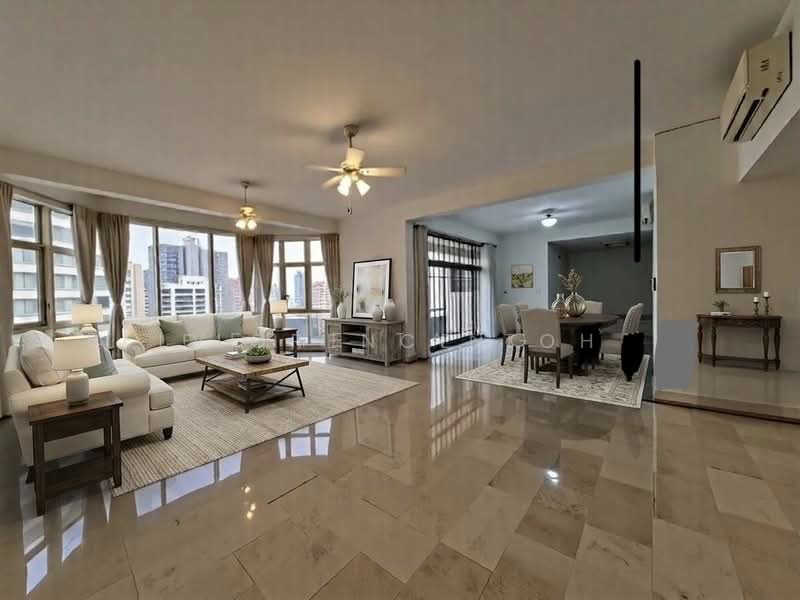 Leonie Condotel, 2 Leonie Hill Road, 4 Bedrooms, 2,722 sqft, Condominium For Rent, by Florence Toh, 500167757 - Living Room - PropertyGuru.com.sg