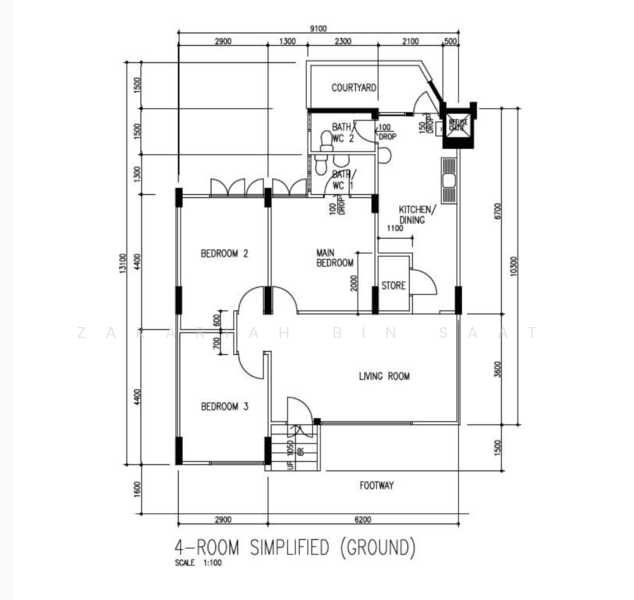 616 Hougang Avenue 8, 616 Hougang Avenue 8, 3 Bedrooms, 990 sqft, HDB Flat For Sale, by Zakariah Bin Saat, 500167775 - PropertyGuru.com.sg