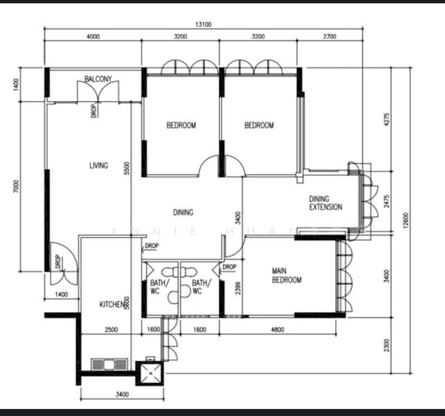 36 Marsiling Drive, 36 Marsiling Drive, 3 Bedrooms, 1,335 sqft, HDB Flat For Sale, by Annie Huang, 500167809 - PropertyGuru.com.sg