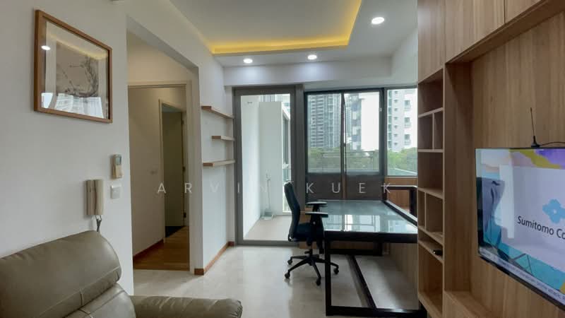 Newton Edge, 1 Makeway Ave, 2 Bedrooms, 807 sqft, Condominium For Rent, by Arvin Kuek, 500167827 - Living Room - PropertyGuru.com.sg
