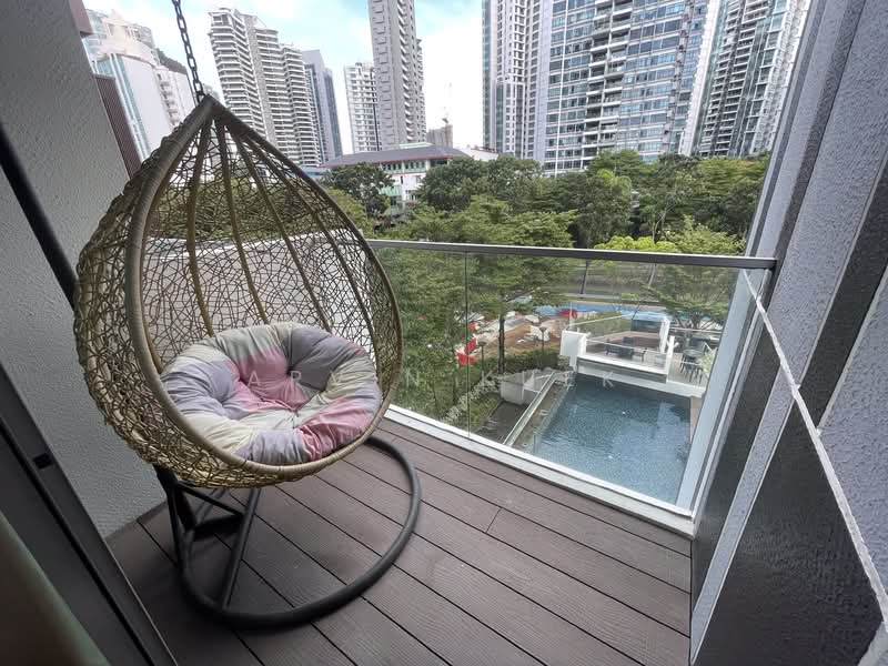 Newton Edge, 1 Makeway Ave, 2 Bedrooms, 807 sqft, Condominium For Rent, by Arvin Kuek, 500167827 - Balcony - PropertyGuru.com.sg