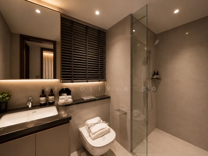 Super Cheap 3Bedder! Right Beside MRT! 1KM to Top Schools!, , 3 Bedrooms, 1,206 sqft, Condominium For Sale, by Vit Olivia Ng, 500167909 - Bathroom - PropertyGuru.com.sg