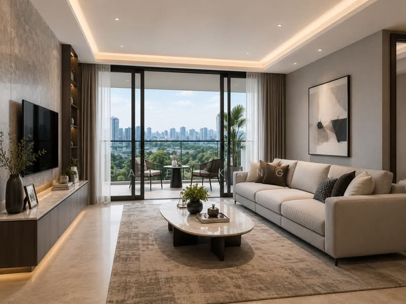 FREEHOLD LIVING IN DISTRICT 15 ! TOP SOON!, , 3 Bedrooms, 1,076 sqft, Condominium For Sale, by Jared Kang, 500167929 - Living Room - PropertyGuru.com.sg