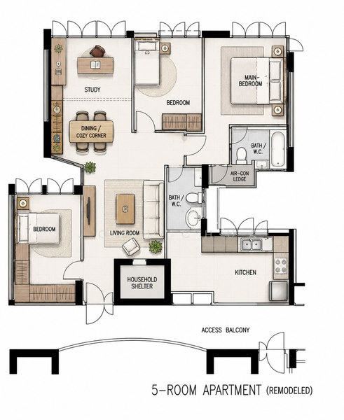 654A Jurong West Street 61, 654A Jurong West Street 61, Boon Lay / Jurong / Tuas, 3 Bedrooms, 1,184 sqft, HDB Flat For Sale, by Josh Chua, 500167974 - PropertyGuru.com.sg