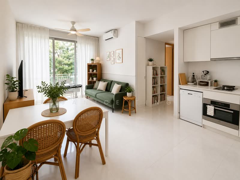 RV Residences, 467 River Valley Road, 2 Bedrooms, 678 sqft, Condominium For Rent, by Janice Ting, 500167989 - Living Room - enhanced picture - PropertyGuru.com.sg