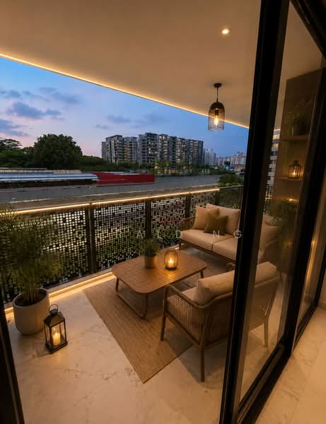 Sceneca Residence, Tanah Merah Kechil Link, 4 Bedrooms, 1,518 sqft, Condominium For Rent, by Gerald Ng, 500167991 - Balcony - PropertyGuru.com.sg