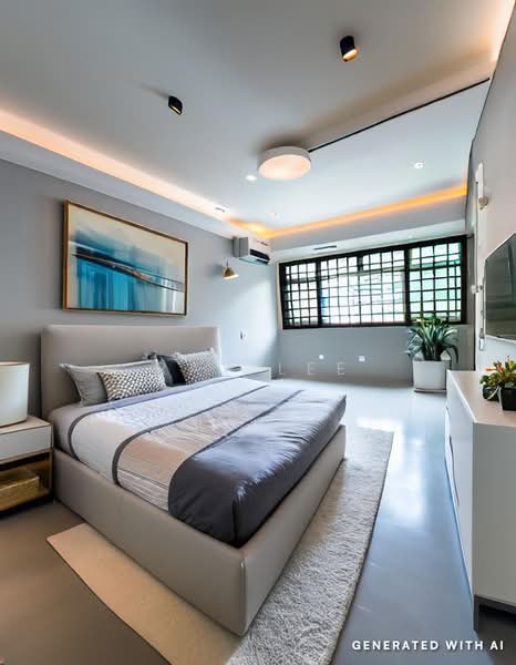 328 Tah Ching Road, 328 Tah Ching Road, 3 Bedrooms, 1,109 sqft, HDB Flat For Sale, by Ray Lee, 500168028 - Transformed Master Bedroom - PropertyGuru.com.sg