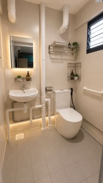 109 Hougang Avenue 1, 109 Hougang Avenue 1, Room Rental, 150 sqft, HDB Flat For Rent, by Marcus Tan, 500168082 - Bathroom - PropertyGuru.com.sg