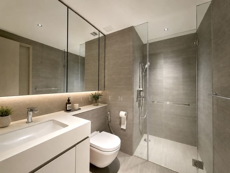The Garden Residences, 1 Serangoon North View, 1 Bedroom, 452 sqft, Condominium For Sale, by Eileen Fu, 500168091 - Bathroom - PropertyGuru.com.sg