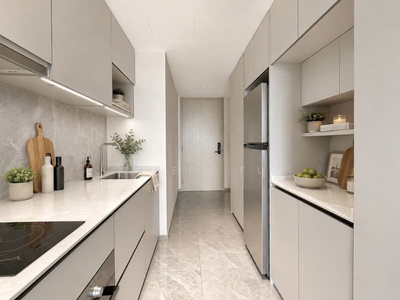 The Garden Residences, 1 Serangoon North View, 1 Bedroom, 452 sqft, Condominium For Sale, by Eileen Fu, 500168091 - Kitchen - PropertyGuru.com.sg