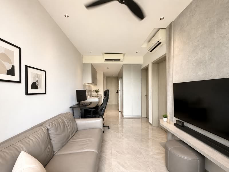 The Garden Residences, 1 Serangoon North View, 1 Bedroom, 452 sqft, Condominium For Sale, by Eileen Fu, 500168091 - Living Room - PropertyGuru.com.sg