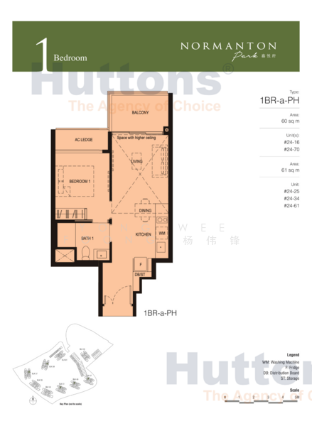 Normanton Park, 59 Normanton Park, 1 Bedroom, 647 sqft, Condominium For Sale, by Yong Wee Foong 杨伟锋, 500168105 - PropertyGuru.com.sg