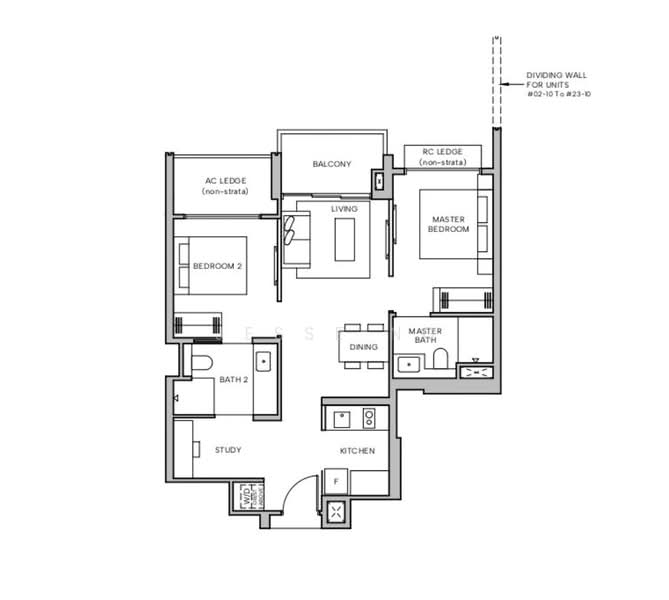 Hudson Place Residences, , 2 Bedrooms, 689 sqft, Condominium For Sale, by Jesse Ng, 500168113 - PropertyGuru.com.sg