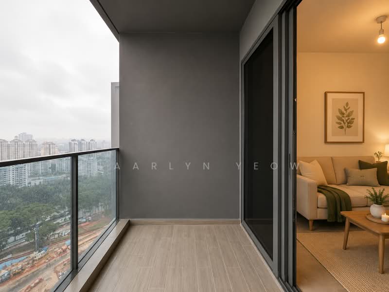 AMO Residence, 21 Ang Mo Kio Rise, 2 Bedrooms, 743 sqft, Condominium For Rent, by Shaarlyn Yeow, 500168124 - Balcony - PropertyGuru.com.sg