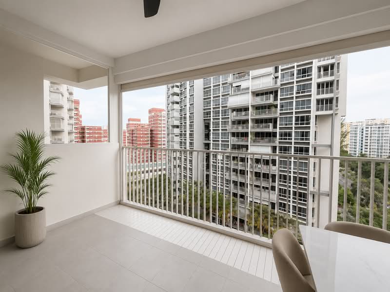 Oasis @ Elias, 60 - 72 Elias Road, 3 Bedrooms, 1,249 sqft, Condominium For Sale, by Enya Chew, 500168148 - Balcony - PropertyGuru.com.sg