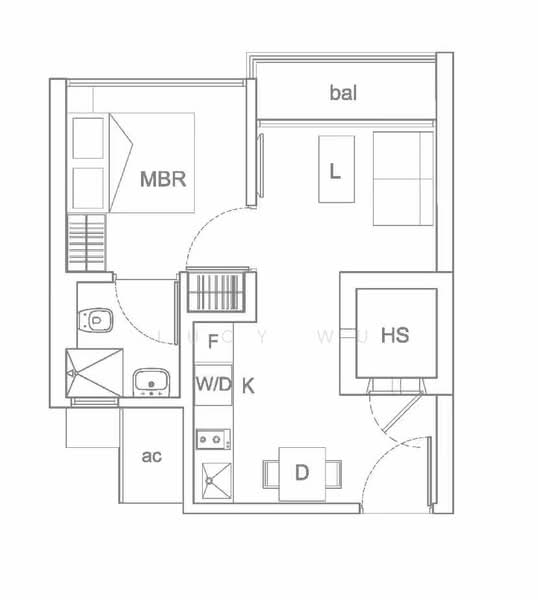 The Water Edge @ Geylang, 8 Lorong 38 Geylang, 1 Bedroom, 398 sqft, Condominium For Rent, by Lucy Wu, 500168155 - PropertyGuru.com.sg