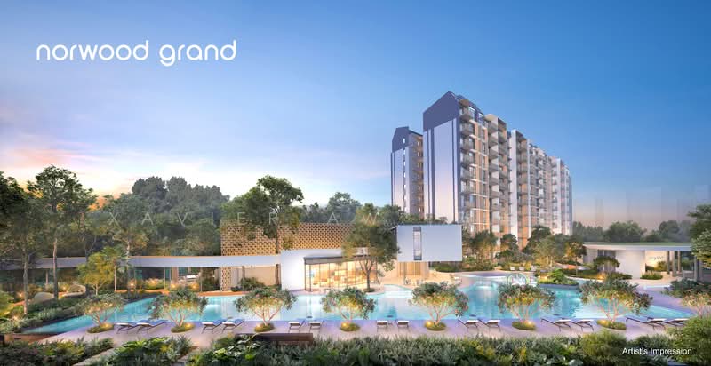 Norwood Grand, 10 Champions Way, 4 Bedrooms, 1,313 sqft, Condominium For Sale, by Xavier Aw (欧伟廷), 500168174 - Exterior - PropertyGuru.com.sg