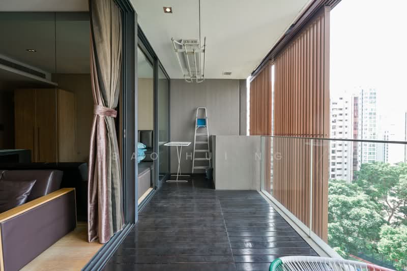OUE Twin Peaks, 33 Leonie Hill Road, 1 Bedroom, 549 sqft, Condominium For Sale, by Bao Hui Ng, 500168187 - Balcony - PropertyGuru.com.sg
