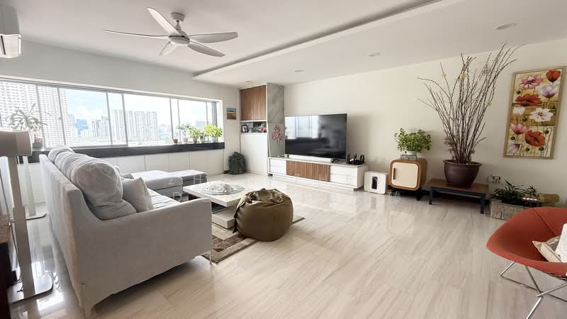 Braddell View, 10F Braddell Hill, 3 Bedrooms, 1,701 sqft, Apartment For Sale, by Zhen Zhen (Doris)卓嫃臻, 500168242 - Living Room - PropertyGuru.com.sg
