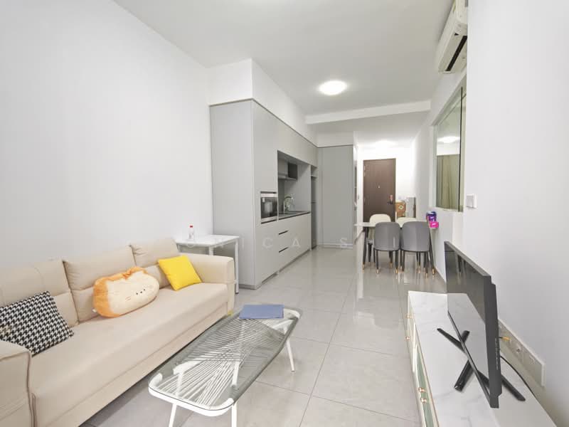 Parc Clematis, 8F Jalan Lempeng, 2 Bedrooms, 689 sqft, Condominium For Sale, by Monica Shi, 500168260 - Living Room - PropertyGuru.com.sg