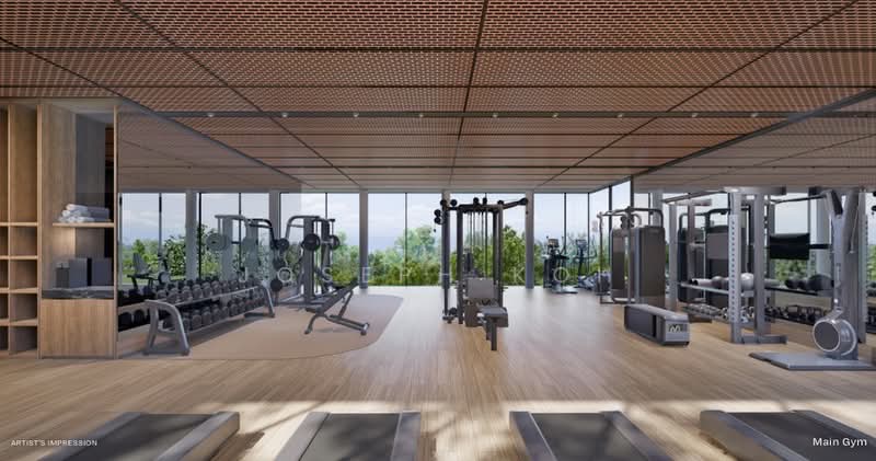 Thomson Reserve, Bright Hill Drive, 3 Bedrooms, 836 sqft, Condominium For Sale, by Joseph Koh, 500168370 - Gym - PropertyGuru.com.sg
