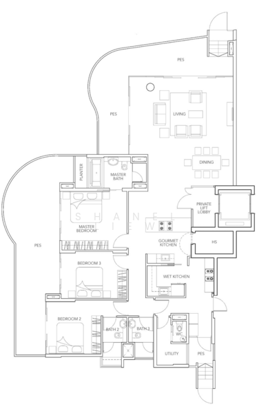 Turquoise, 51 Cove Drive, 3 Bedrooms, 2,573 sqft, Condominium For Rent, by Shanel Liew, 500168447 - PropertyGuru.com.sg