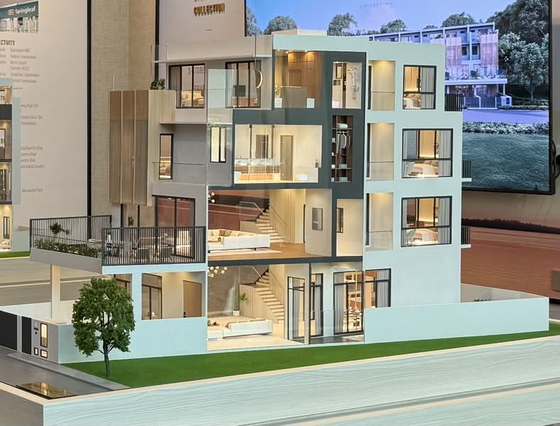 Brand New Terrace Springleaf Meng Suan Thomson, Meng Suan Road, 5 Bedrooms, 6,470 sqft, Corner Terrace For Sale, by Avery Lee (芷芸), 500168456 - Living Room - PropertyGuru.com.sg