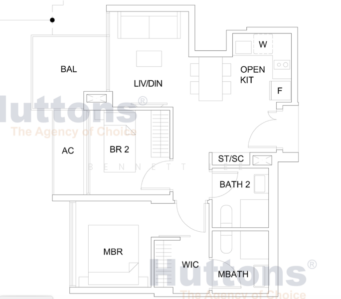 Sky Vue, Bishan Street 14, 2 Bedrooms, 678 sqft, Condominium For Sale, by Bennett Lee, 500168492 - PropertyGuru.com.sg