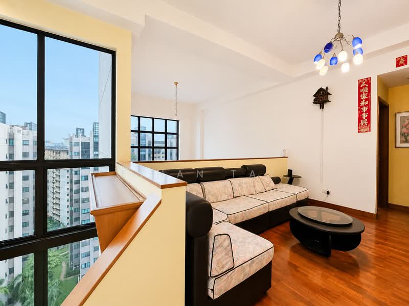 Pinevale, 4 Tampines Street 73, 4 Bedrooms, 2,486 sqft, Condominium For Sale, by Ethan Tay, 500168529 - 2nd Floor Living Room - PropertyGuru.com.sg