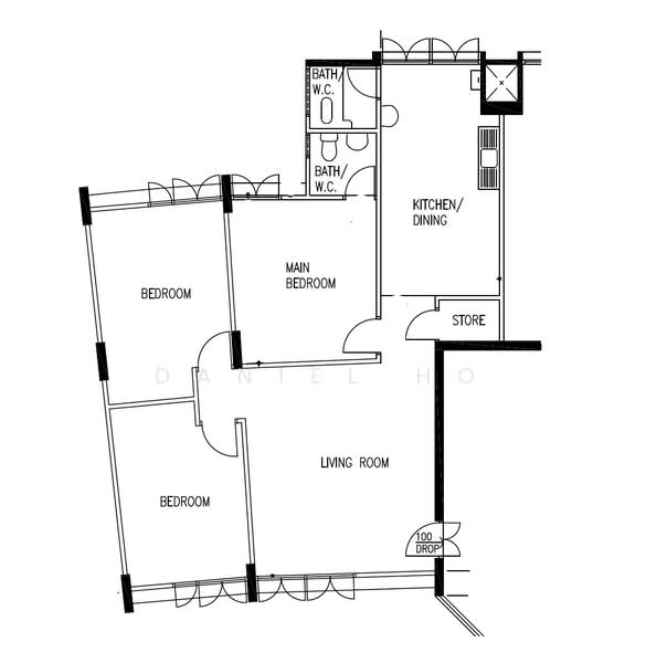102 Jalan Rajah, 102 Jalan Rajah, 3 Bedrooms, 1,012 sqft, HDB Flat For Sale, by Daniel Ho, 500168534 - PropertyGuru.com.sg
