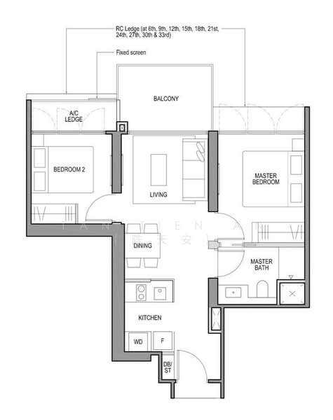 Avenue South Residence, 13 Silat Avenue, 2 Bedrooms, 647 sqft, Condominium For Sale, by Tan Tien An (陈天安), 500168553 - PropertyGuru.com.sg