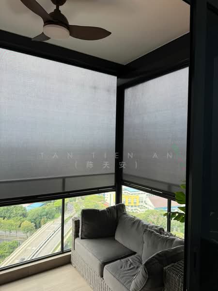 Avenue South Residence, 13 Silat Avenue, 2 Bedrooms, 647 sqft, Condominium For Sale, by Tan Tien An (陈天安), 500168553 - Balcony - PropertyGuru.com.sg