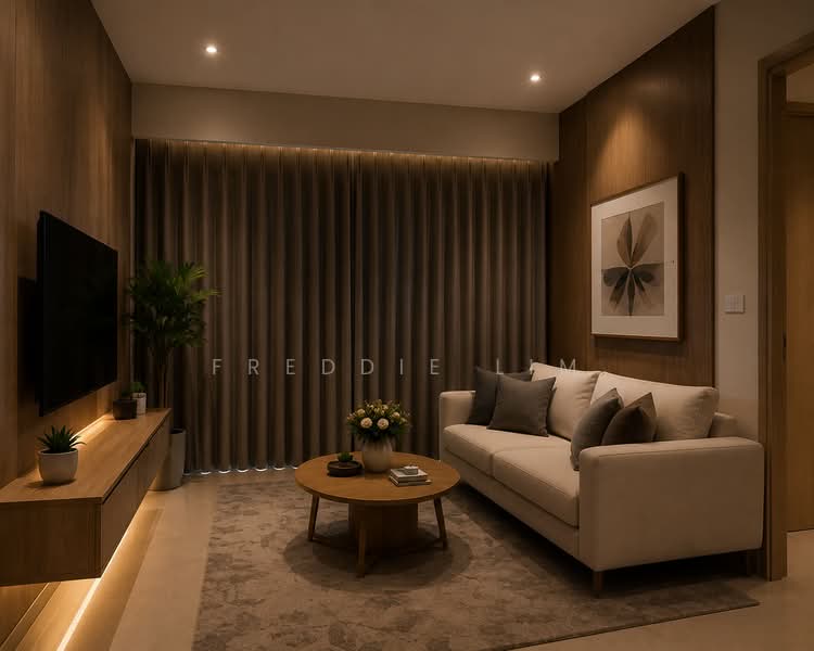 Martin Modern, 8 Martin Place, 2 Bedrooms, 764 sqft, Apartment For Sale, by Freddie Lim, 500168568 - Living Room - PropertyGuru.com.sg