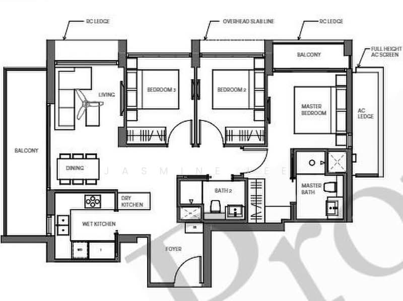 Park Place Residences, 2 Paya Lebar Road, 3 Bedrooms, 1,076 sqft, Condominium For Sale, by Jasmine Lee, 500168579 - PropertyGuru.com.sg
