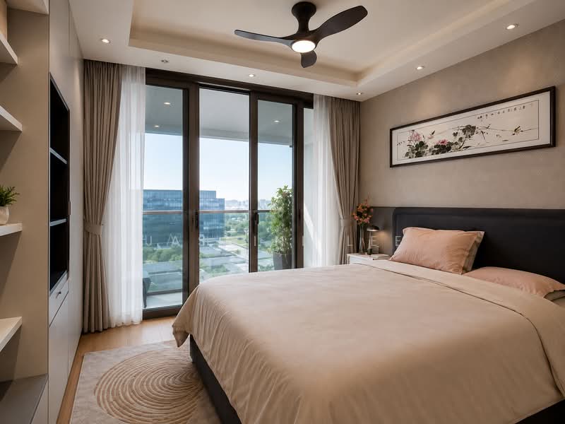 Park Place Residences, 2 Paya Lebar Road, 3 Bedrooms, 1,076 sqft, Condominium For Sale, by Jasmine Lee, 500168579 - Master Bedroom - PropertyGuru.com.sg