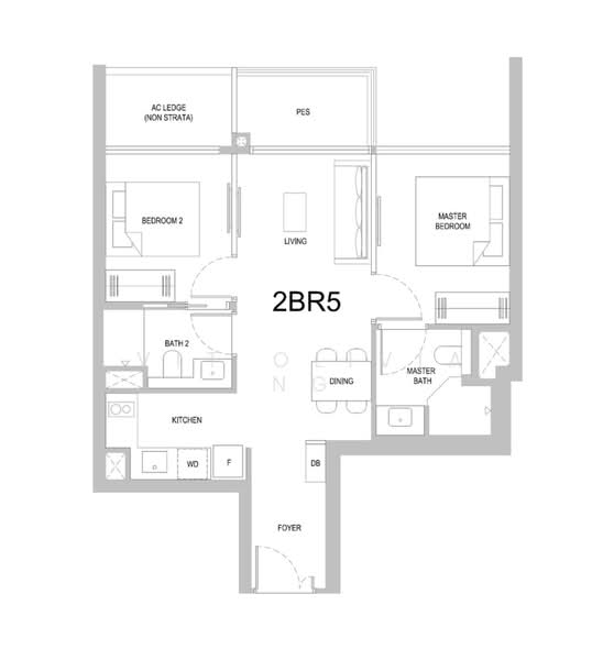 Beside MRT, District 1! 2B2B! High Rental Yield!, , 2 Bedrooms, 657 sqft, Condominium For Sale, by Vit Olivia Ng, 500168624 - PropertyGuru.com.sg