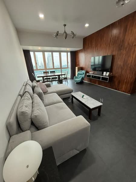 Harbour View Towers, 21 Telok Blangah Drive, 3 Bedrooms, 1,206 sqft, Condominium For Rent, by Alexis Tan, 500168705 - Living Room - PropertyGuru.com.sg