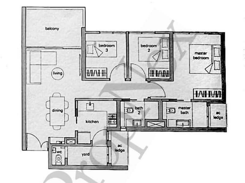 The Panorama, 18 Ang Mo Kio Ave 2, 3 Bedrooms, 990 sqft, Condominium For Rent, by Glenn Choo, 500168847 - PropertyGuru.com.sg