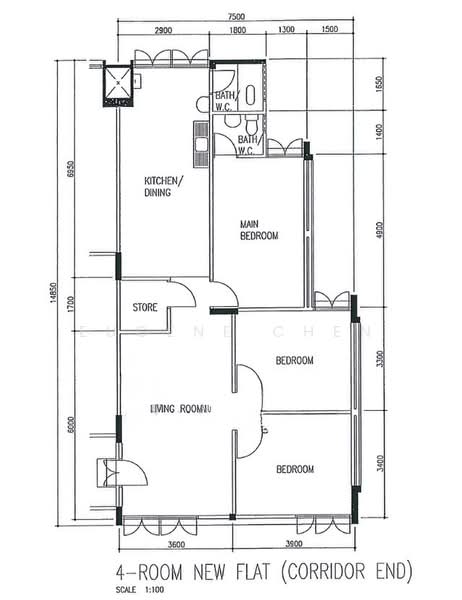 522 Ang Mo Kio Avenue 5, 522 Ang Mo Kio Avenue 5, 3 Bedrooms, 980 sqft, HDB Flat For Sale, by Eugene Chen, 500168916 - PropertyGuru.com.sg
