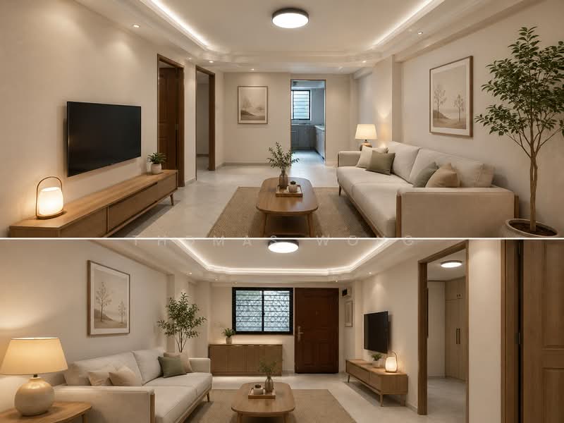 119 Bukit Merah View, 119 Bukit Merah View, 2 Bedrooms, 700 sqft, HDB Flat For Sale, by Thomas Wong, 500169047 - Living Room - PropertyGuru.com.sg