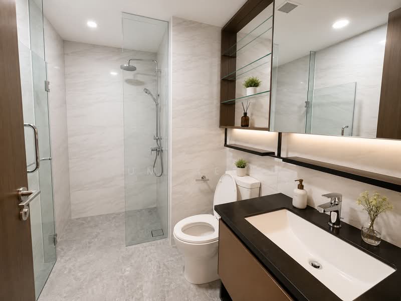 Normanton Park, 51 Normanton Park, 1 Bedroom, 527 sqft, Condominium For Sale, by Yumi Leong, 500169075 - Bathroom - PropertyGuru.com.sg