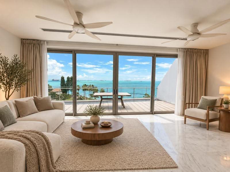 The Coast at Sentosa Cove, 276 Ocean Drive, Harbourfront / Telok Blangah, 5 Bedrooms, 4,596 sqft, Condominium For Sale, by George Koh 许晋铨, 500169077 - Living Room - Artist Impression - PropertyGuru.com.sg