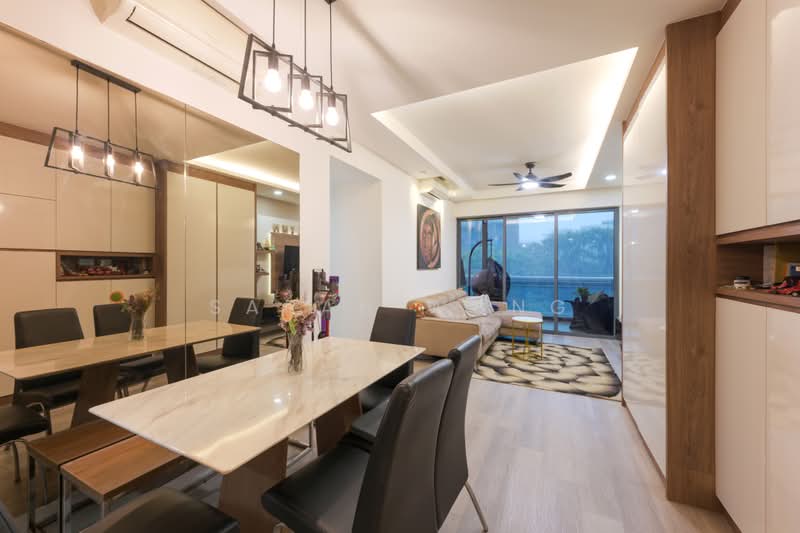 Parc Olympia, 50 Flora Drive, 3 Bedrooms, 1,163 sqft, Condominium For Sale, by Sarah Wong, 500169093 - Living Room - PropertyGuru.com.sg
